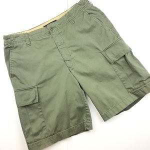 Tommy Hilfiger Green Cargo Shorts 34